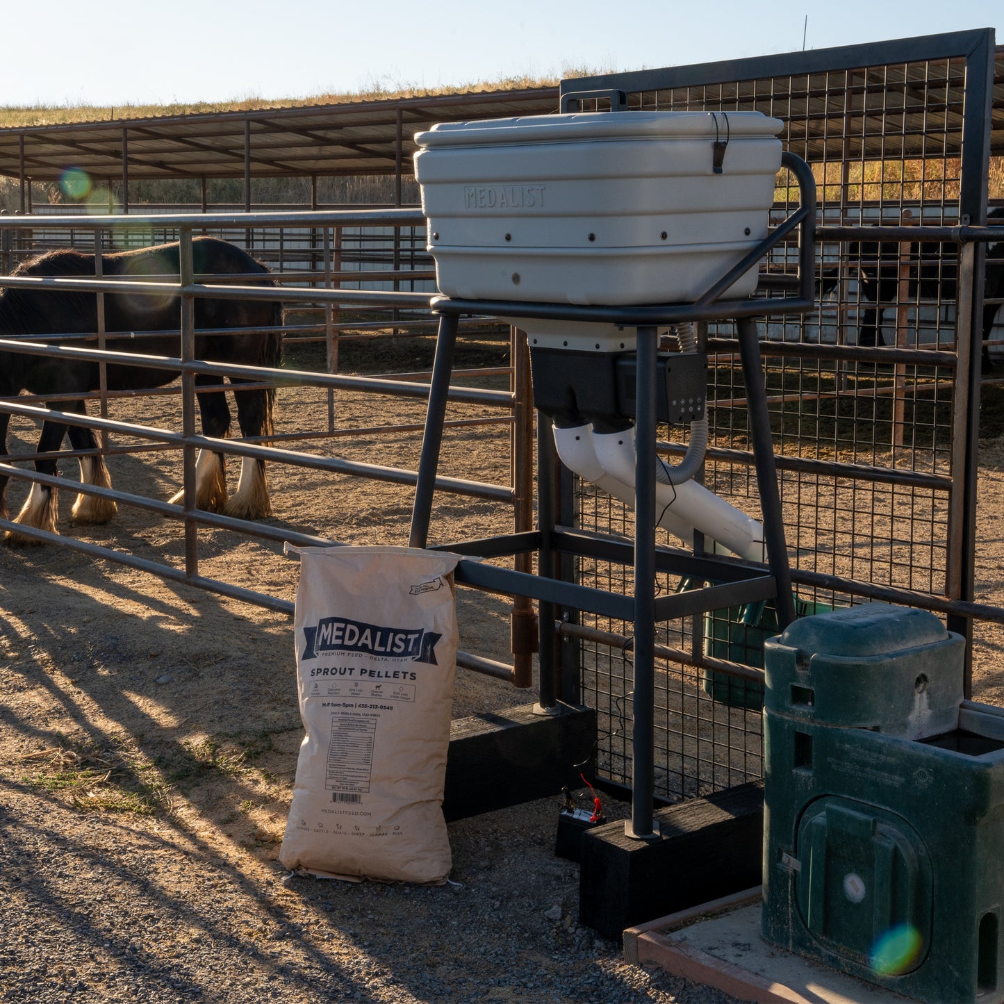 Smart Weatherproof Horse Feeder