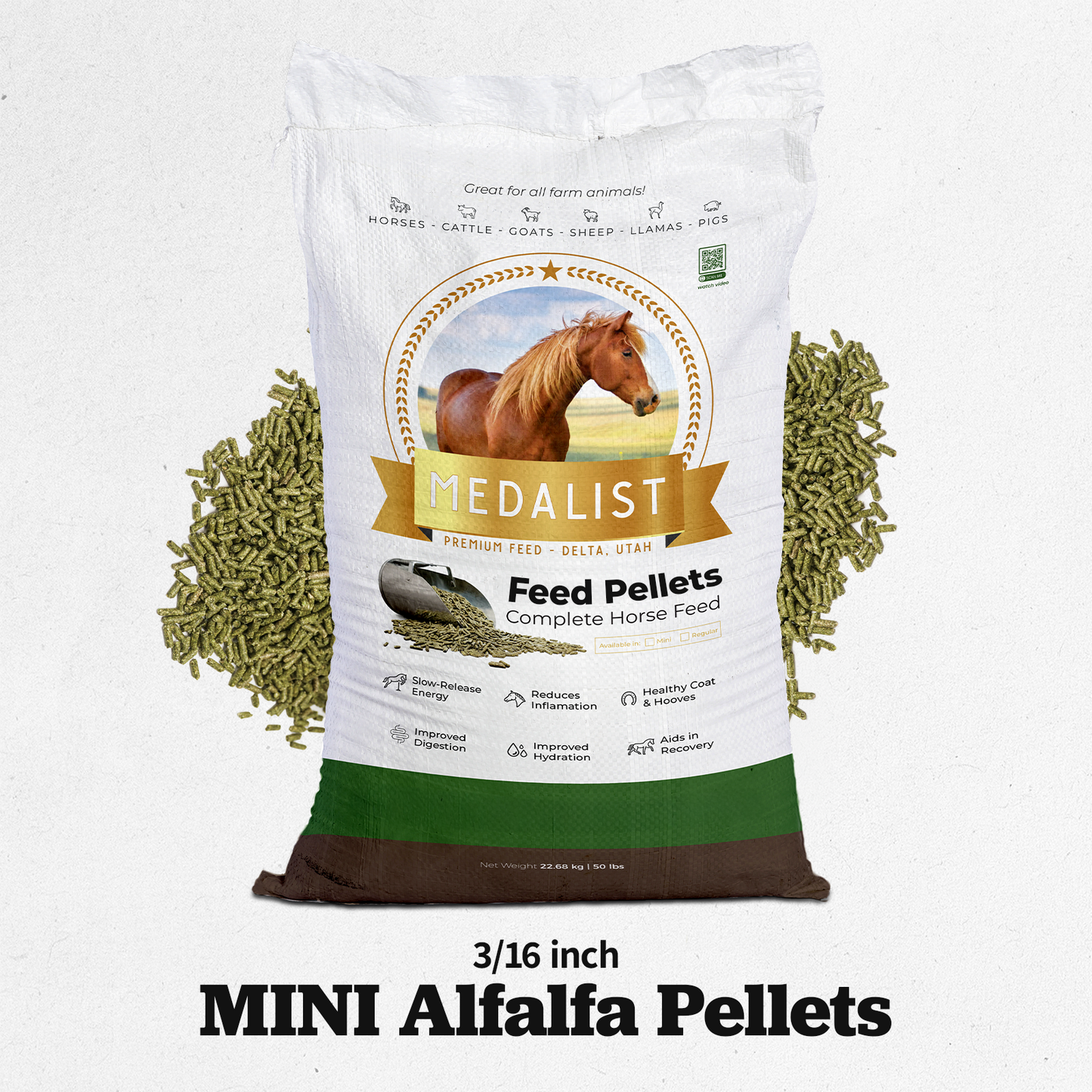 Medalist MINI Alfalfa Pellets