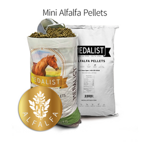 Medalist 50 pound bag of mini alfalfa pellets