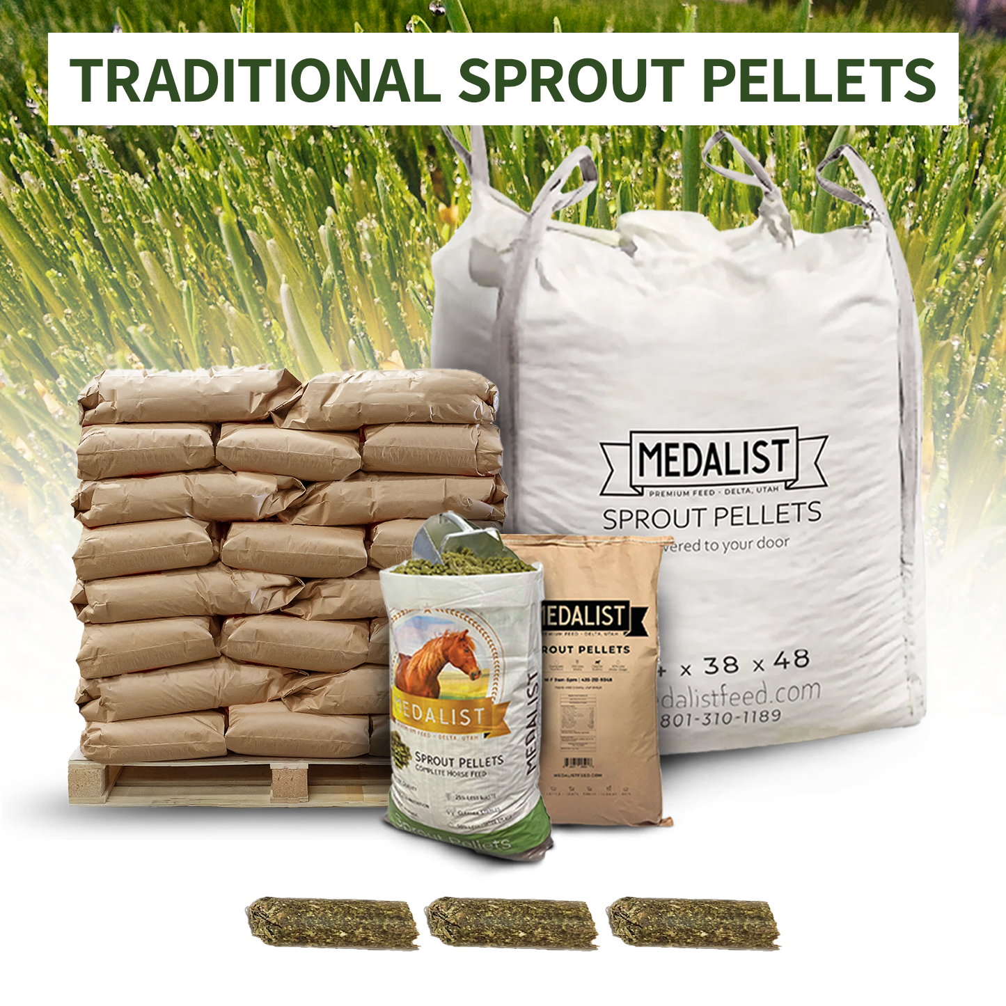 Medalist sprout pellets all sizes