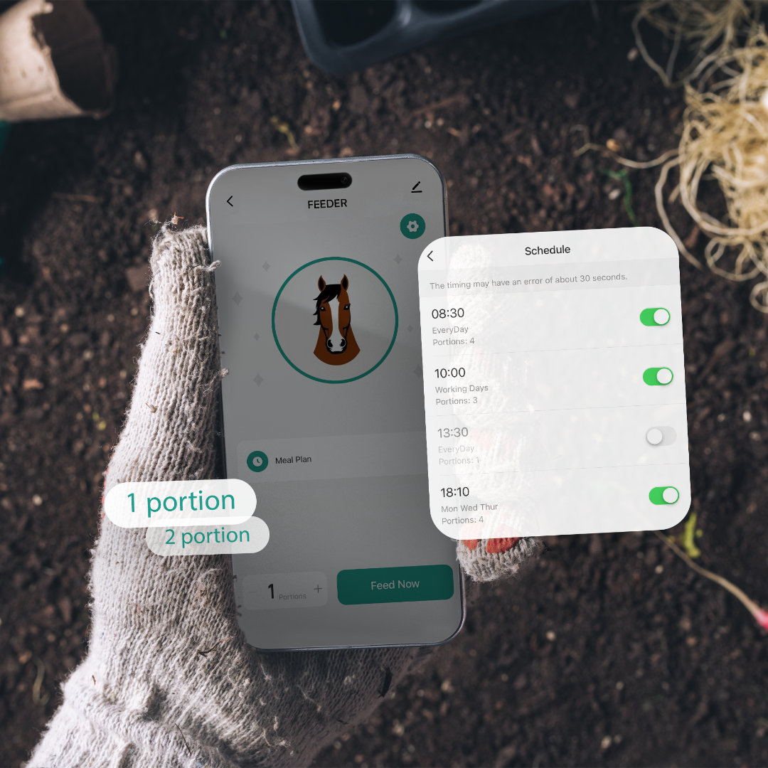 Smart Weatherproof Horse Feeder